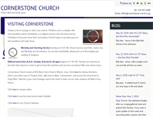 Tablet Screenshot of cornerstone-marion.org
